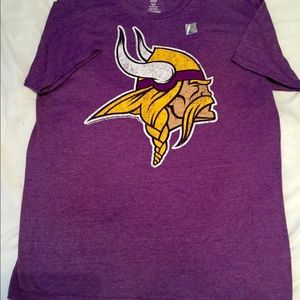 MINNESOTA VIKINGS WOMENS TEE SIZE M